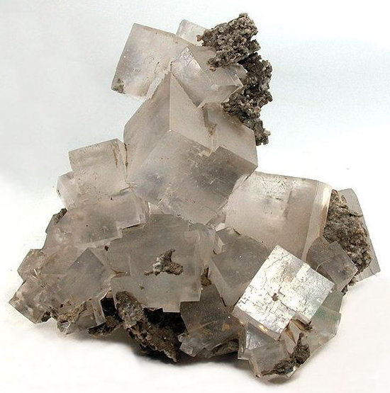 Halite crystals